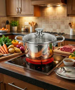 Bộ Nồi 3 Món Inox Cao Cấp 430 Thân Bầu 10 Bộ Nồi 3 Món Inox Cao Cấp 430 Thân Bầu -3